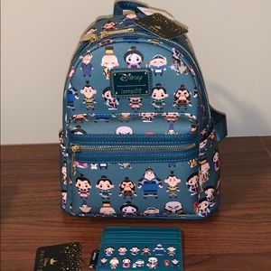 Loungefly Disney Chibi Mulan Backpack & Cardholder